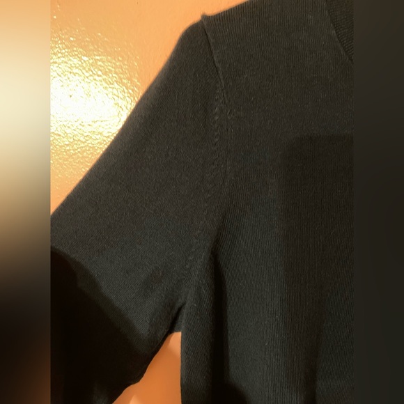 J.Jill Pullover Sweater Forest Green~55%Cotton& 25%Rayon & 20%Nylon Med Petite - Picture 7 of 16